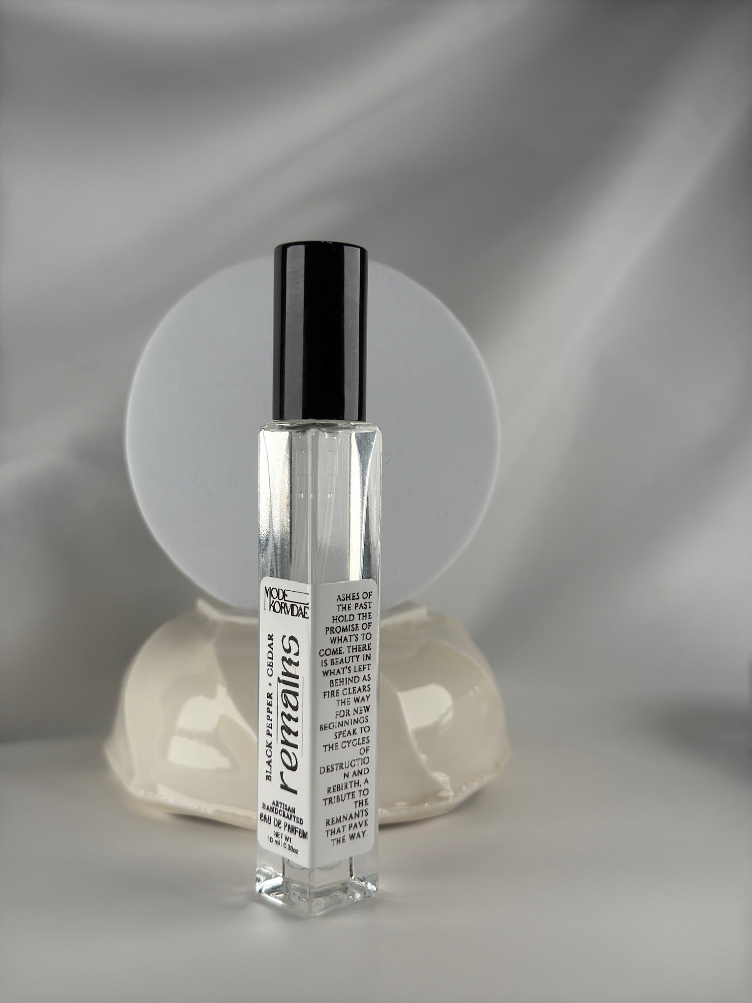 10ml glass bottle of perfume