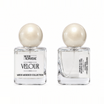 Mode Korvidae Velour — Eau de Parfum 30 ml bottle, front and side views on white.