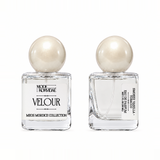 Mode Korvidae Velour — Eau de Parfum 30 ml bottle, front and side views on white.