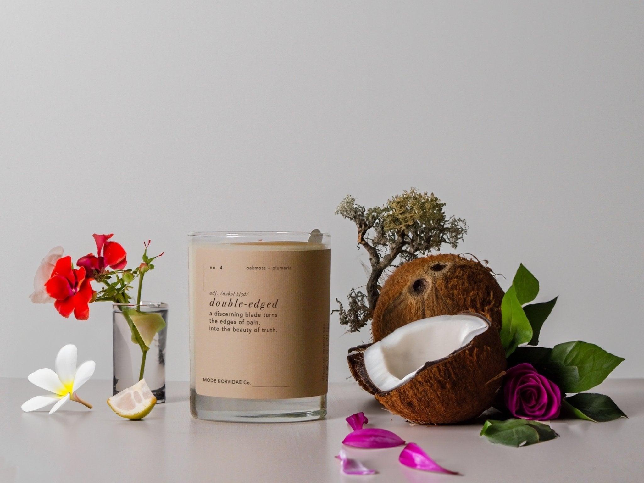 no. 4 double-edged candle - Mode Korvidae