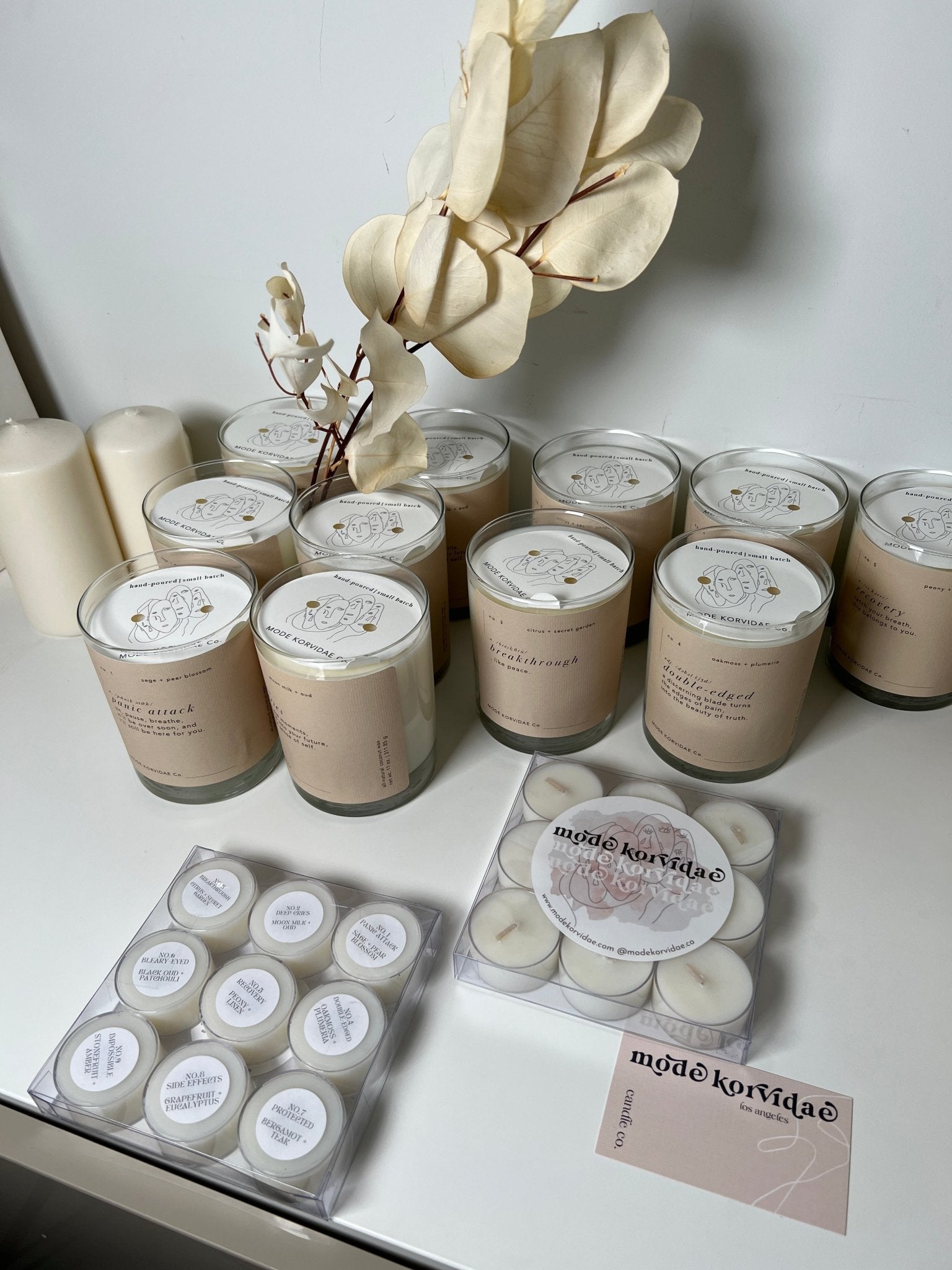 Tealight Collection Set - Mode Korvidae